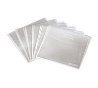 Hama Pochettes en polypropylène pour CD/DVD, paquet de 75, Transparent