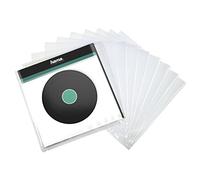 Hama Pochettes extérieures pour vinyles (pour 33 tours, 10 pièces, 32,7 x 0,07 x 32,5 cm) Transparent