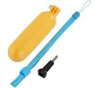 Hama Poignée flottante (pour GoPro, résiste à l'eau, avec dragonne) Jaune/Bleu