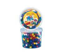 Hama - Perles à repasser Maxi - Pot de 600 perles - Mélange couleurs vives