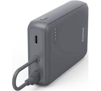 Hama Power Pack \ Travel\ mit Kabel, 10000mAh, 2 Ausgänge: 2x USB-C, Anthrazit Powerbank (batterie supplémentaire) anthracite
