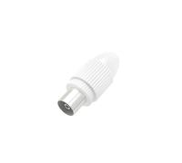 HAMA Prise d'antenne coaxiale blanche