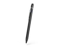 Hama Pro Stylet pour écrans tactiles - Stylo Capacitif, Pointe Ultra Fine Haute Précision, 18H d'autonomie, pour Smartphone Tablette iPad iPhone - Noir