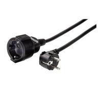 Hama Rallonge d'alimentation 00047868 - noir 2 m H05VV-F 3G 1,5 mm²