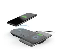 Hama QI-FC10 DUO Téléphone portable Noir Secteur Recharge sans fil Intérieure