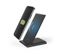 Hama QI-FC10S Smartphone Noir USB Recharge sans fil Charge rapide Intérieure