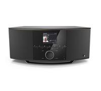 Hama Radio Internet DIR150BT (Radio Dab/Dab+/FM, Stéréo 90W, RMS, Bluetooth/USB/AUX, Spotify, Multiroom, UPnP, Ecran Couleur, Télécommande, App Gratuite, Radio-Réveil, Radio WiFi) Noir