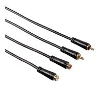 Hama Rallonge RCA 122286, 2x2, mâle/femelle, 3 m