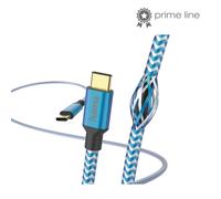Hama Câble USB-C à USB-C Reflective Charge PD 1,5 m 480 Mbit/s Bleu