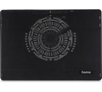 HAMA Refroidisseur pour ordinateur portable "Slim", ultra-plat, silencieux, léger, jusqu'à 40 cm (15,6"), noir (00126808)