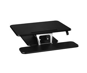 Hama Réhausseur pour Poste de Travail Assis-Debout M (80,0 x 52,0), Noir