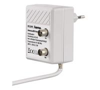 Hama Répartiteur Antenne 2 Voies DVB-T2 Amplificateur TV Câble 2x12 dB Blanc
