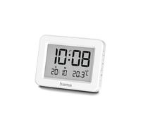 Hama Réveil numérique KOS, LCD, Blanc