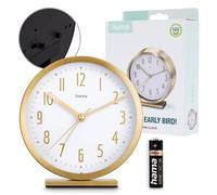 Hama Réveil Skye, sans tic-tac, doré