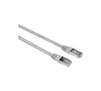 Hama RJ45 Netzwerkkabel, Patchkabel CAT 5e F/UTP 15 m Grau PVC-Mantel, verdrillte Paare 1 St. () - 00200919