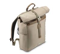 Hama Sac à dos Roll Top Silvan – 21–29 L, ordinateur 16,2"/41 cm, PET recyclé – Beige