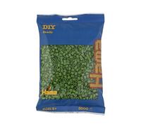Hama Sac de perles | Environ 3000 perles fusibles midi | Décoration mosaïque Arts et loisirs créatifs pour enfants à partir de 5 ans | Vert olive
