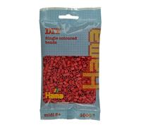 HAMA Sachet 1000 perles rouge cerise taille MIDI