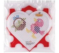 hama sachet de 1 plaque coeur 1 cadre + 2 modeles G