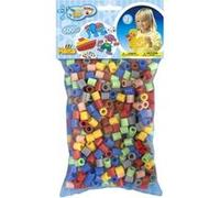 Hama – Perles à repasser Maxi – Sachet 500 perles – Mix 7 couleurs