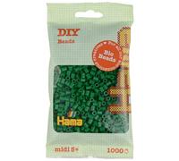 Hama Perles à repasser Midi 190-010, sachet de 1000 perles bio vert