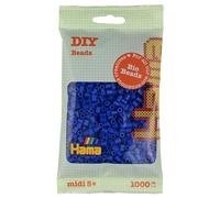 HAMA - 190-008 - Midi Sachet 1000 Perles Bio Bleu Foncé