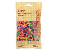 HAMA - sachet de perles à repasser | env. 1000 perles midi | loisirs créatifs et mosaïques pour enfants dès 5 ans | jeu créatif et décoration artisanale | Mix 51