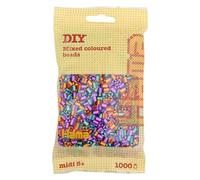 Hama Perles à repasser Midi (Ø5 mm) 1 000 perles mix bicolores