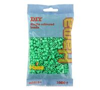Hama – Perles à repasser – Sachet 1000 midi – Vert clair – 207-11