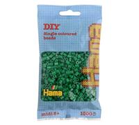 HAMA - sachet de perles à repasser | env. 1000 perles midi | loisirs créatifs et mosaïques pour enfants dès 5 ans | jeu créatif et décoration artisanale | Green