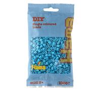 HAMA - sachet de perles à repasser | env. 1000 perles midi | loisirs créatifs et mosaïques pour enfants dès 5 ans | jeu créatif et décoration artisanale | Azure