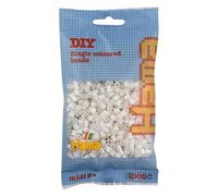 Hama Perles à repasser Midi – Sachet 1000 perles plastique – nacrée beige