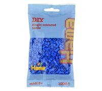 HAMA - sachet de perles à repasser | env. 1000 perles midi | loisirs créatifs et mosaïques pour enfants dès 5 ans | jeu créatif et décoration artisanale | Light Blue
