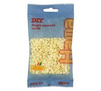 HAMA - sachet de perles à repasser | env. 1000 perles midi | loisirs créatifs et mosaïques pour enfants dès 5 ans | jeu créatif et décoration artisanale | Crème