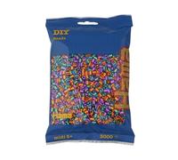 Hama – Perles Midi – Sachet 3000 perles bicolores – Jouet créatif pour enfant