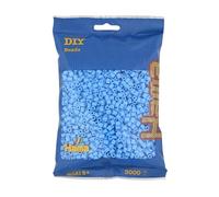HAMA - sachet de perles à repasser | env. 3000 perles midi | loisirs créatifs et mosaïques pour enfants dès 5 ans | jeu créatif et décoration artisanale | pastel blue
