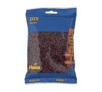 HAMA - sachet de perles à repasser | env. 3000 perles midi | loisirs créatifs et mosaïques pour enfants dès 5 ans | jeu créatif et décoration artisanale | burgundy
