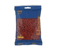 HAMA - sachet de perles à repasser | env. 3000 perles midi | loisirs créatifs et mosaïques pour enfants dès 5 ans | jeu créatif et décoration artisanale | reddish brown