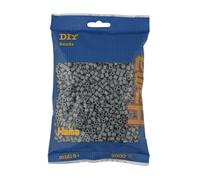 HAMA - sachet de perles à repasser | env. 3000 perles midi | loisirs créatifs et mosaïques pour enfants dès 5 ans | jeu créatif et décoration artisanale | grey