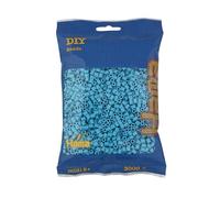 HAMA - sachet de perles à repasser | env. 3000 perles midi | loisirs créatifs et mosaïques pour enfants dès 5 ans | jeu créatif et décoration artisanale | azure