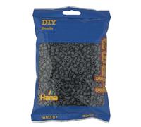 HAMA - sachet de perles à repasser | env. 3000 perles midi | loisirs créatifs et mosaïques pour enfants dès 5 ans | jeu créatif et décoration artisanale | dark grey