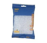 HAMA - sachet de perles à repasser | env. 3000 perles midi | loisirs créatifs et mosaïques pour enfants dès 5 ans | jeu créatif et décoration artisanale | clear