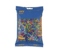 Hama Perles à repasser 201-54 – Sachet de 3000 – Taille midi – Mélange pailleté