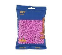 Hama Perlen 201-08 - Sachet Repasser avec Environ 3000 Perles de Bricolage Midi de 5 mm de diamètre en Rose Pastel, Plaisir créatif pour Petits et Grands, 201-48
