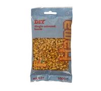 HAMA - Sachet perles à repasser jaune curry - 1000 perles midi 5 mm - Recharge loisirs créatifs enfants dès 5 ans