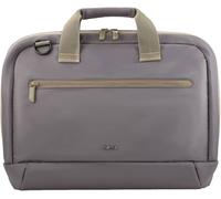 Hama "Ultra Lightweight Sacoche pour Ordinateur Portable de 15,6" à 16,2" - Bandoulière & Compartiment Rembourrés, Sac Ultra Léger & Hydrofuge pour Voyage, Affaires, Travail, Cours - Anthracite/Beige