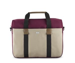 Hama Sacoche Ordinateur Portable 15.6/16.2 pouces (Sac Ordinateur Silvan, Sac à Bandoulière PC et Tablette 41 cm, Pochette Housse PC, Idéal Cadeau) Bordeaux