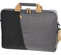 Sacoche d'ordinateur portable - HAMA - Florence - Rembourrée - 15,6 pouces - Noir/Gris