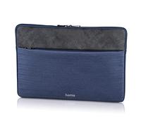 Hama Sacoche pour Tablette et Ordinateur Portable jusqu'à 14,1" (Housse pour Tablette, Ordinateur Portable pour Ordinateur Portable, Tablette, MacBook, Surface jusqu'à 14,1") Bleu