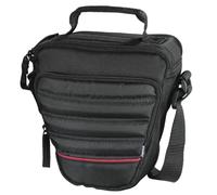 Hama Samara 110 Colt Sacoche pour Appareil Photo Noir (avec bandoulière, Polyester indéchirable, 17 x 10 x 17 cm)